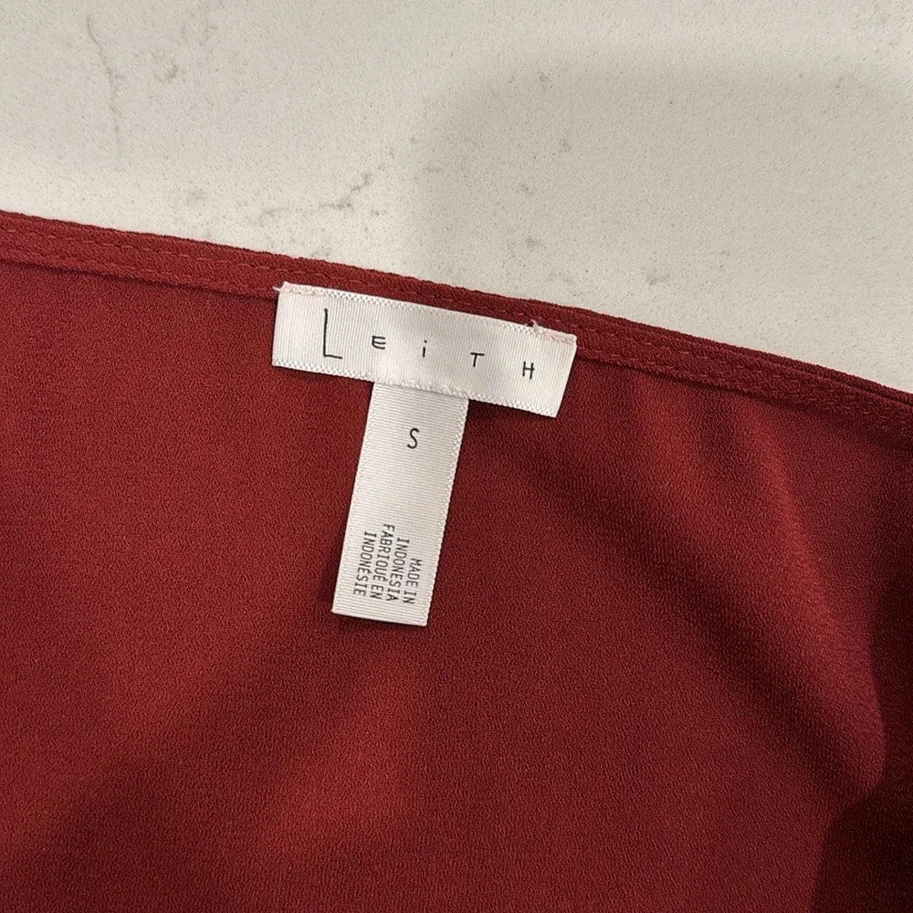 Leith, Red Jumpsuit - Picture 3 of 3
